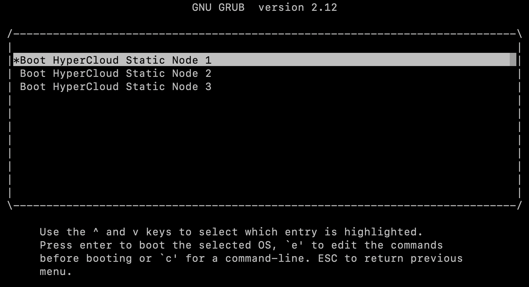 GRUB wizard