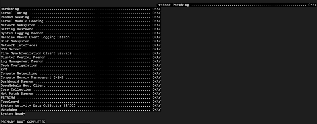 Completed Compute Primary