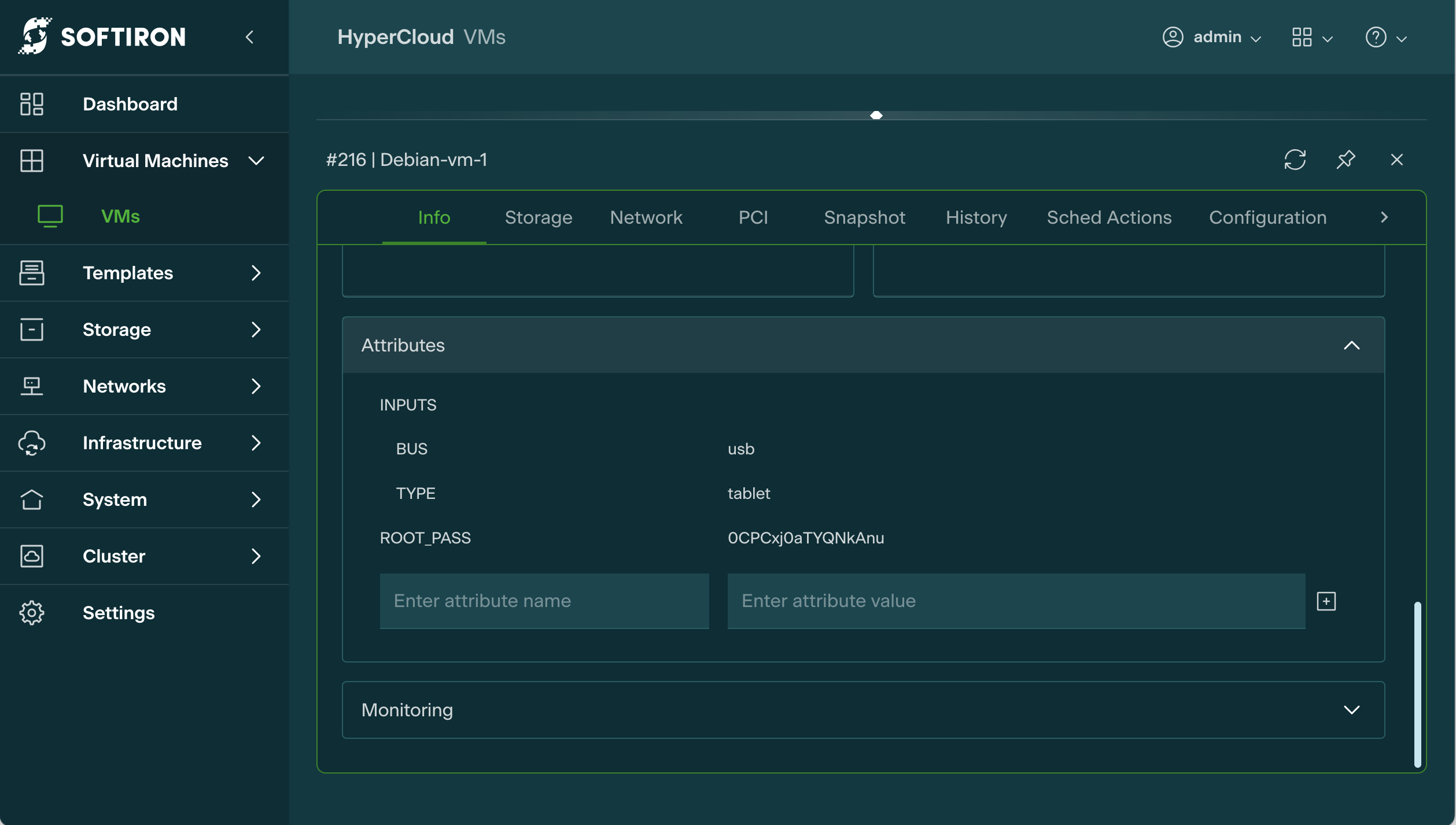 App launch console