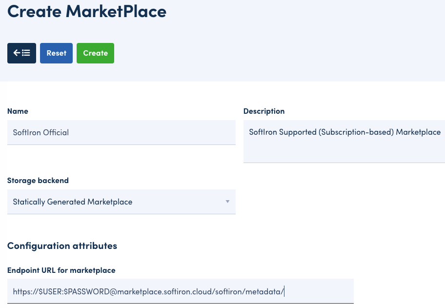 Marketplace Wizard