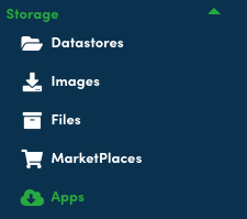 Storage Menu