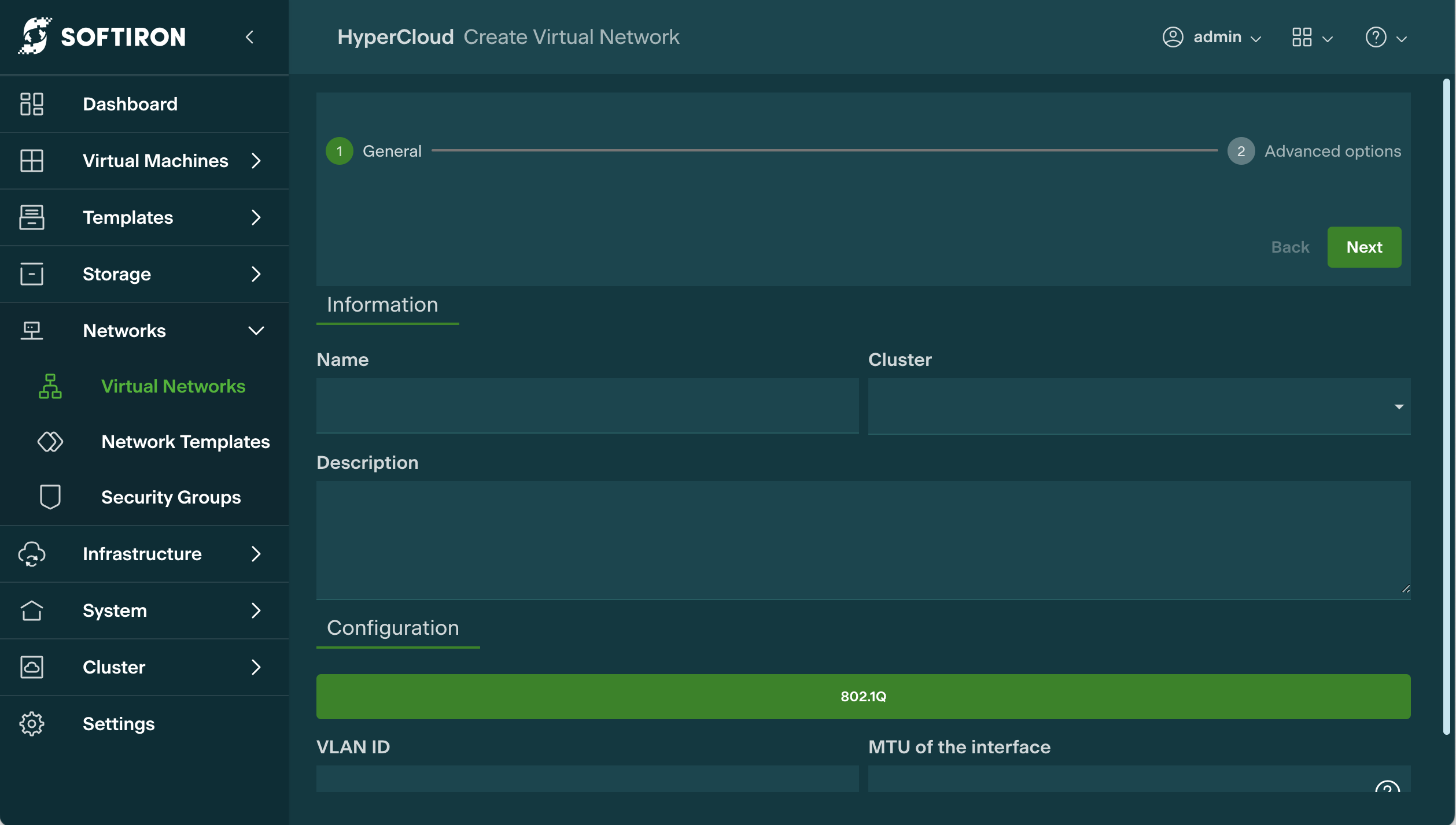 Virtual Network Context