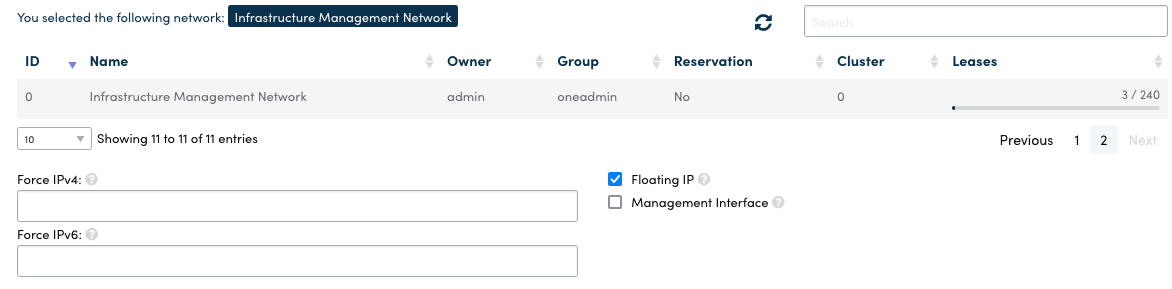 VR NIC Options