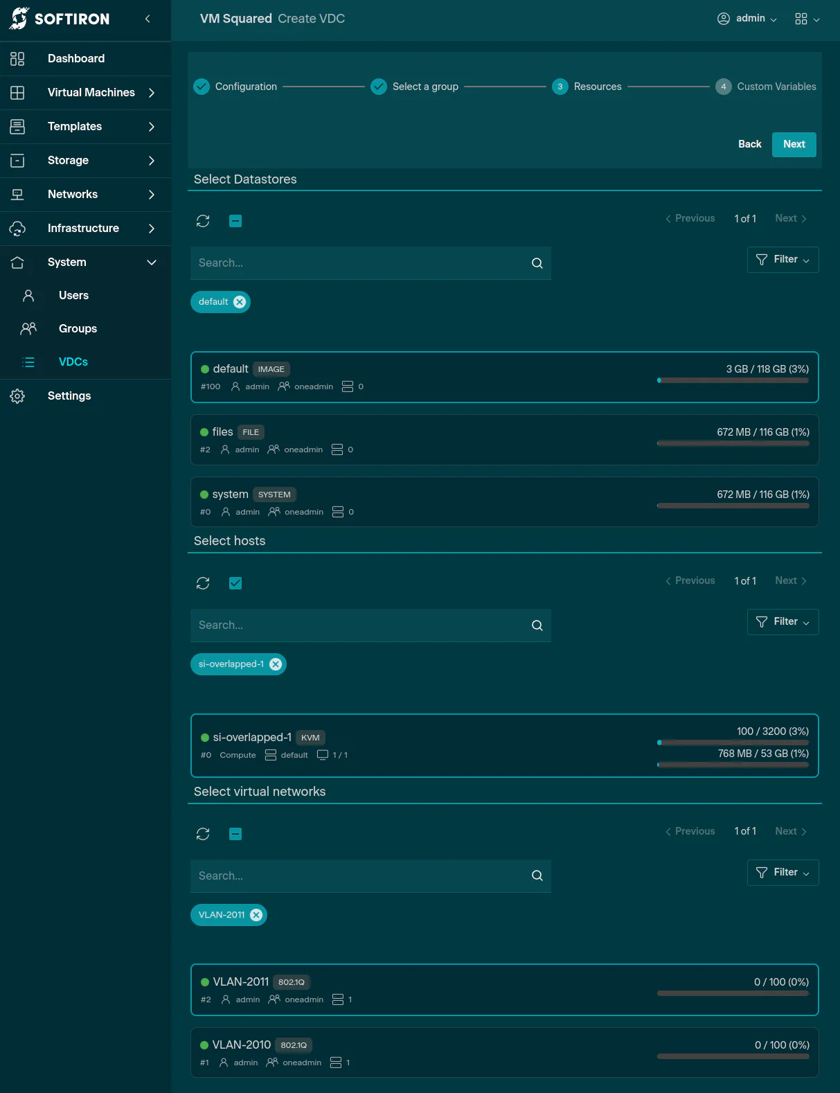 Create Virtual Data Center