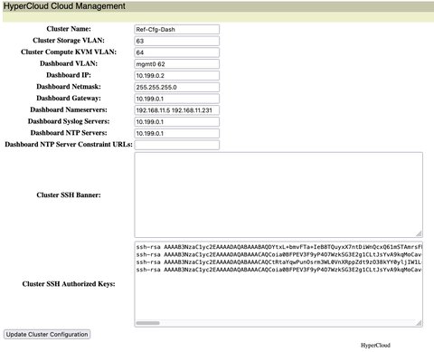 Cloud Management Web UI