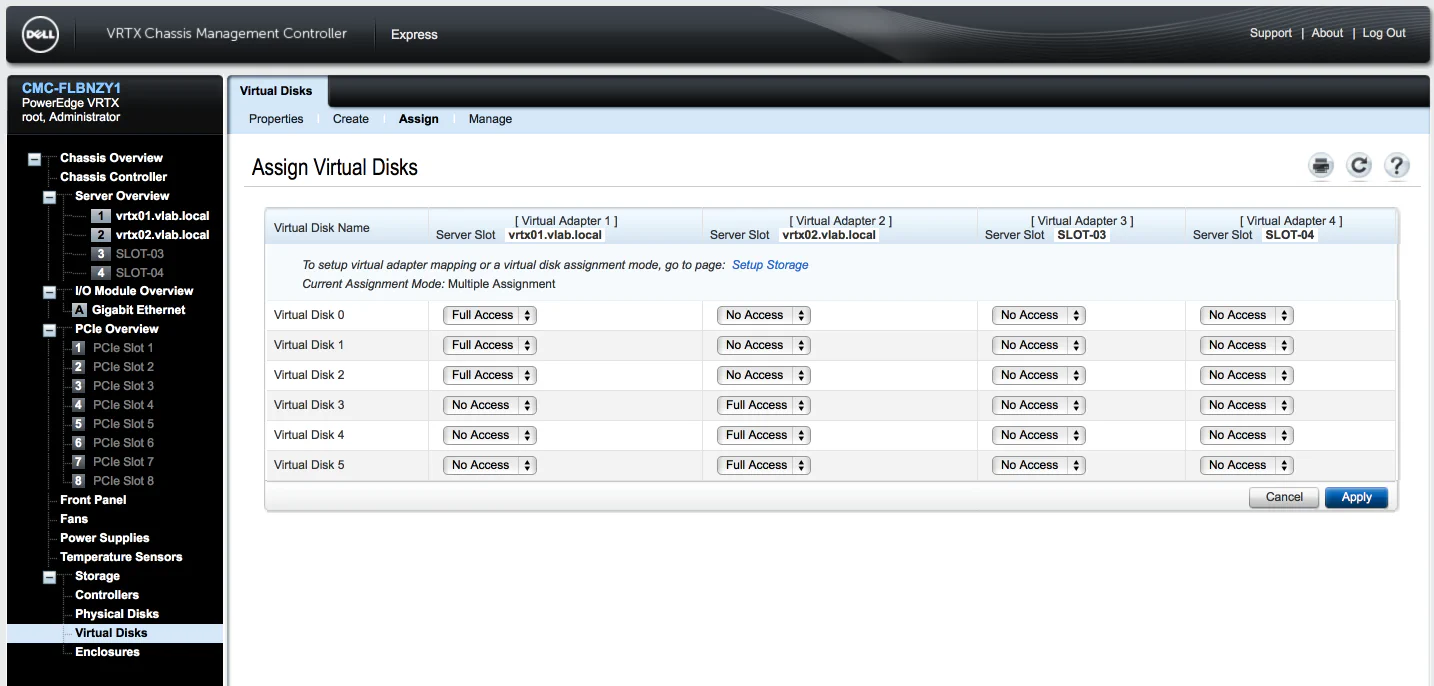 Assign Disks