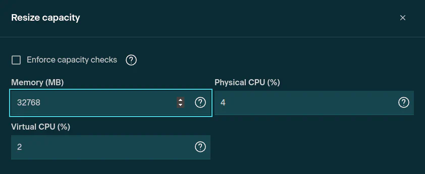 Increase RAM capacity to 32 GB