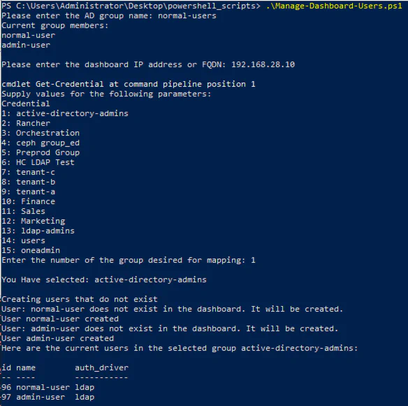 VM Squared PowerShell User Management