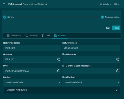 Virtual Network Context