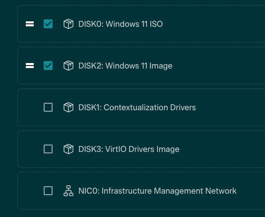 OS & CPU Tab Boot Disks