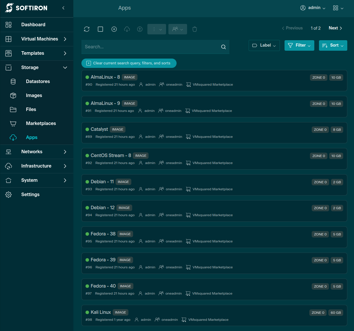 List of apps in Amplifier