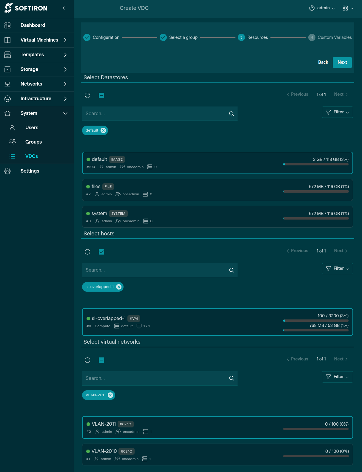 Create Virtual Data Center