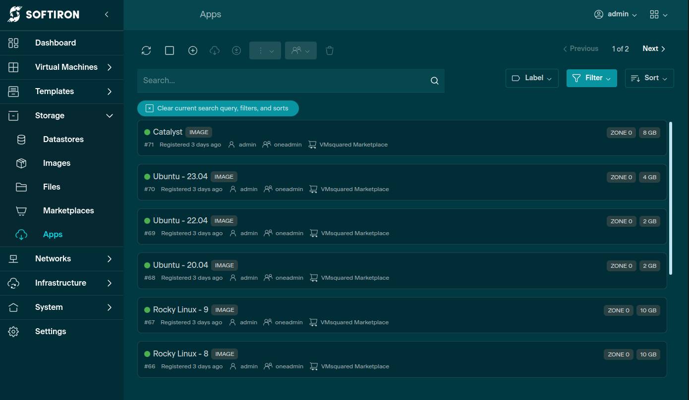 list of apps